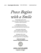 Peace Begins with a Smile Unison/Two-Part choral sheet music cover